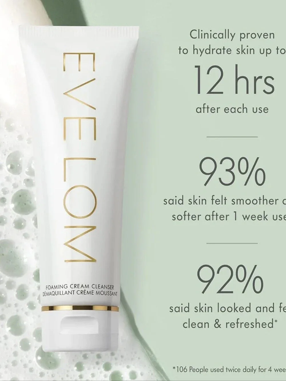 EVE LOM Foaming Cream Cleanser 4 FL OZ